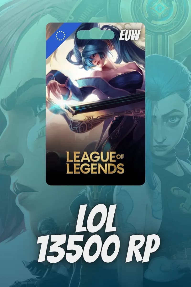 League of Legends 13500 RP (EU West - EUW)