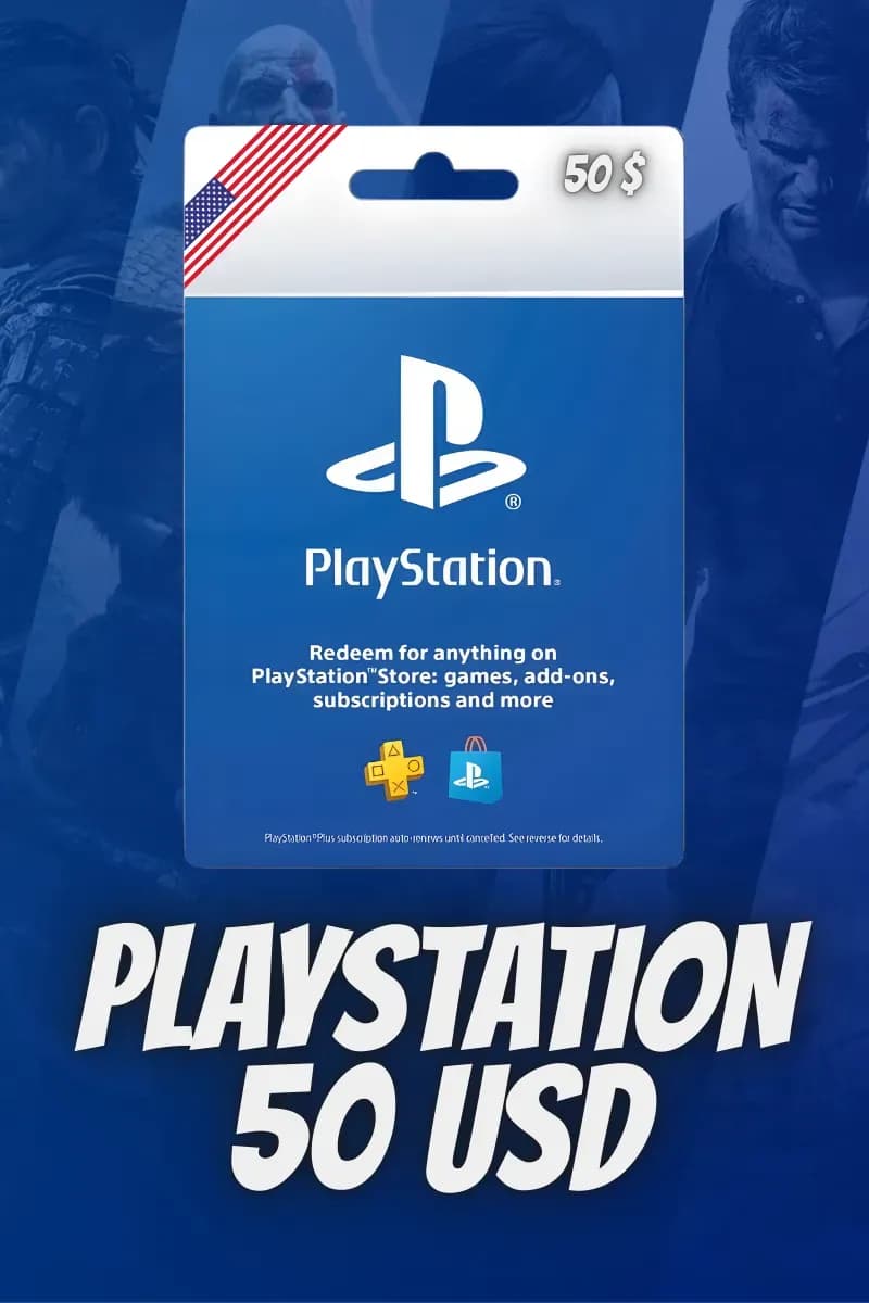 50 USD PlayStation Gift Card 