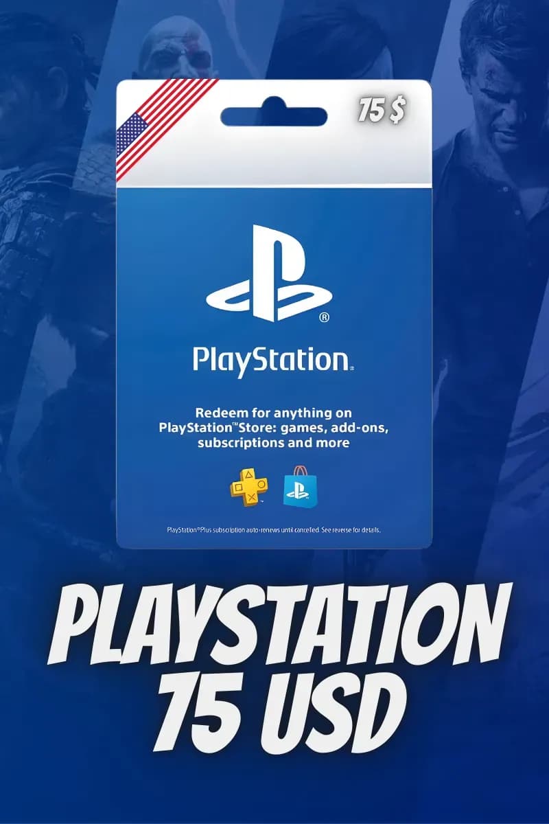 75 USD PlayStation Gift Card 